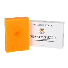 Load image into Gallery viewer, Handmade Sea Moss Soap with Orange
